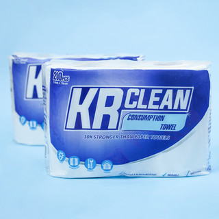 Khăn giấy đa năng KRCLEAN 400 tờ 15x15cm -  Khăn vải khô, đa năng siêu thấm hút, vải không dệt cao cấp