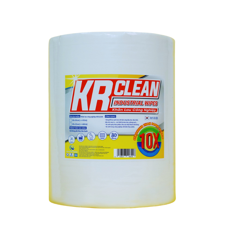 Khăn giấy thấm thực phẩm KRCLEAN thấm hút nước cực nhanh, không xù lông | BigBuy360 - bigbuy360.vn