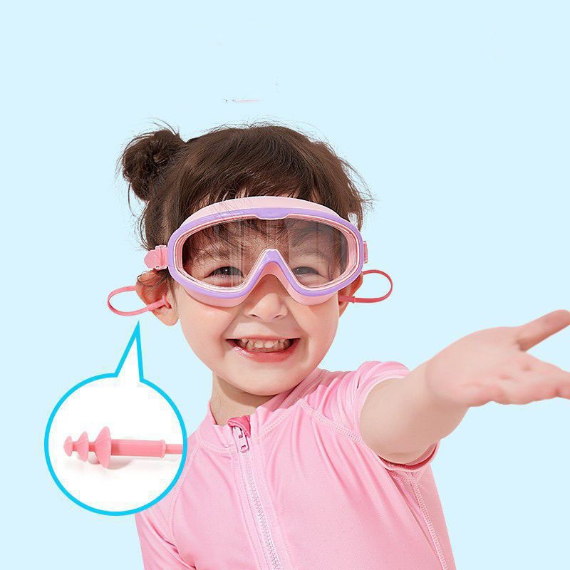 Kính bơi trẻ em mắt trong 365 góc nhìn 180 độ bảo vệ mắt, hạn chế sương mờ ngăn nước SPORTY