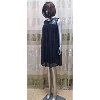 Đầm babydoll không tay nhủ kim tuyến GLAMOUR