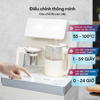 Cây nước nóng lạnh nhập khẩu FUJIHOME TB-231C Kết hợp bàn trà, làm lạnh block, cài đặt nhiệt độ sôi