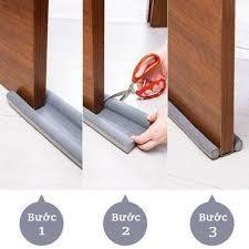 Thanh nẹp xốp chắn khe cửa chống ồn chống bụi, Nẹp cửa ngăn côn trùng cách nhiệt tiện ích gia đình (hàng tốt)