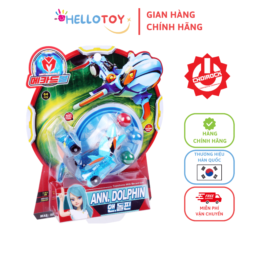 Đồ Chơi Xe Hơi Biến Hình MECARD BALL Ann, Dolphin - Hellotoy | Shopee ...