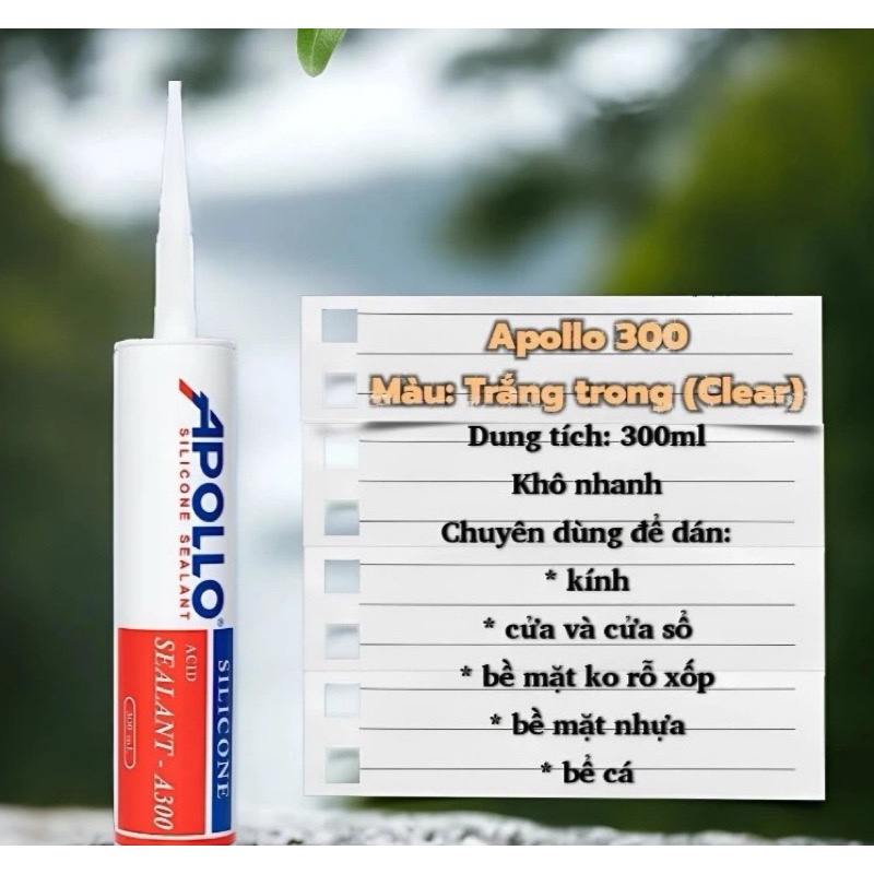 Silicone a300 ( 1 thùng 25 chai )