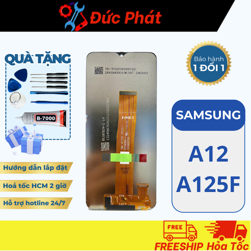 Màn Hình Samsung A12/ A127F/ A125F/ M127F (Tặng kèm bộ sửa và keo ...