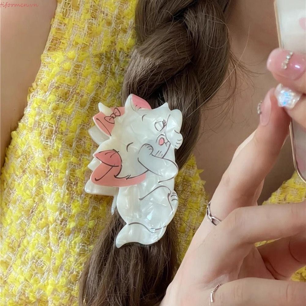 Kẹp Tóc Hình Mèo Mary Dễ Thương Phong Cách Hàn Quốc Phụ Kiện Tóc Hottrend Cho Nữ