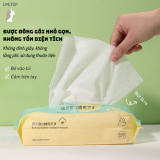 Khăn Mặt Khô LMLTOP - Khăn Lau Tay, Lau Mặt Đa Năng Dạng Rút Cao Cấp Chính Hãng