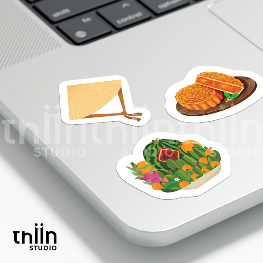 Sticker Cảnh Quan Việt Nam THIIN STUDIO, hình dán chống nước, sticker ...