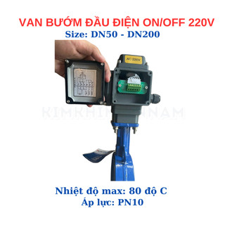 Van bướm điều khiển điện On/Off nguồn điện 220V