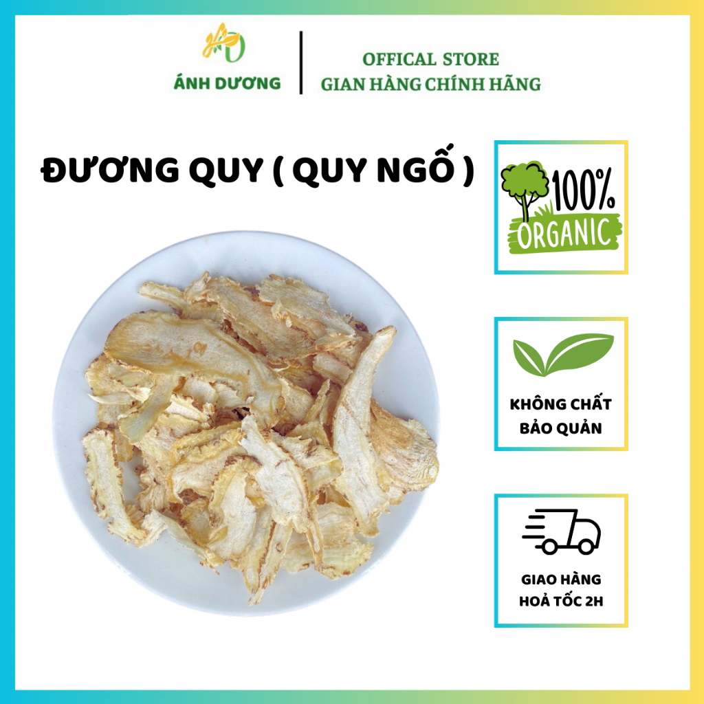 500GR Đương Quy Thái Lát | Sâm Đương Quy Khô Thái Lát ( Quy Ngố Phiến ) Hàng Loại Đẹp