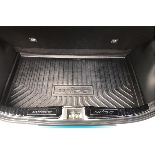 Lót cốp nhựa xe Toyota Wigo 2023, Khay lót côp nhựa chống nước, nhựa dẻo tpo bền bỉ