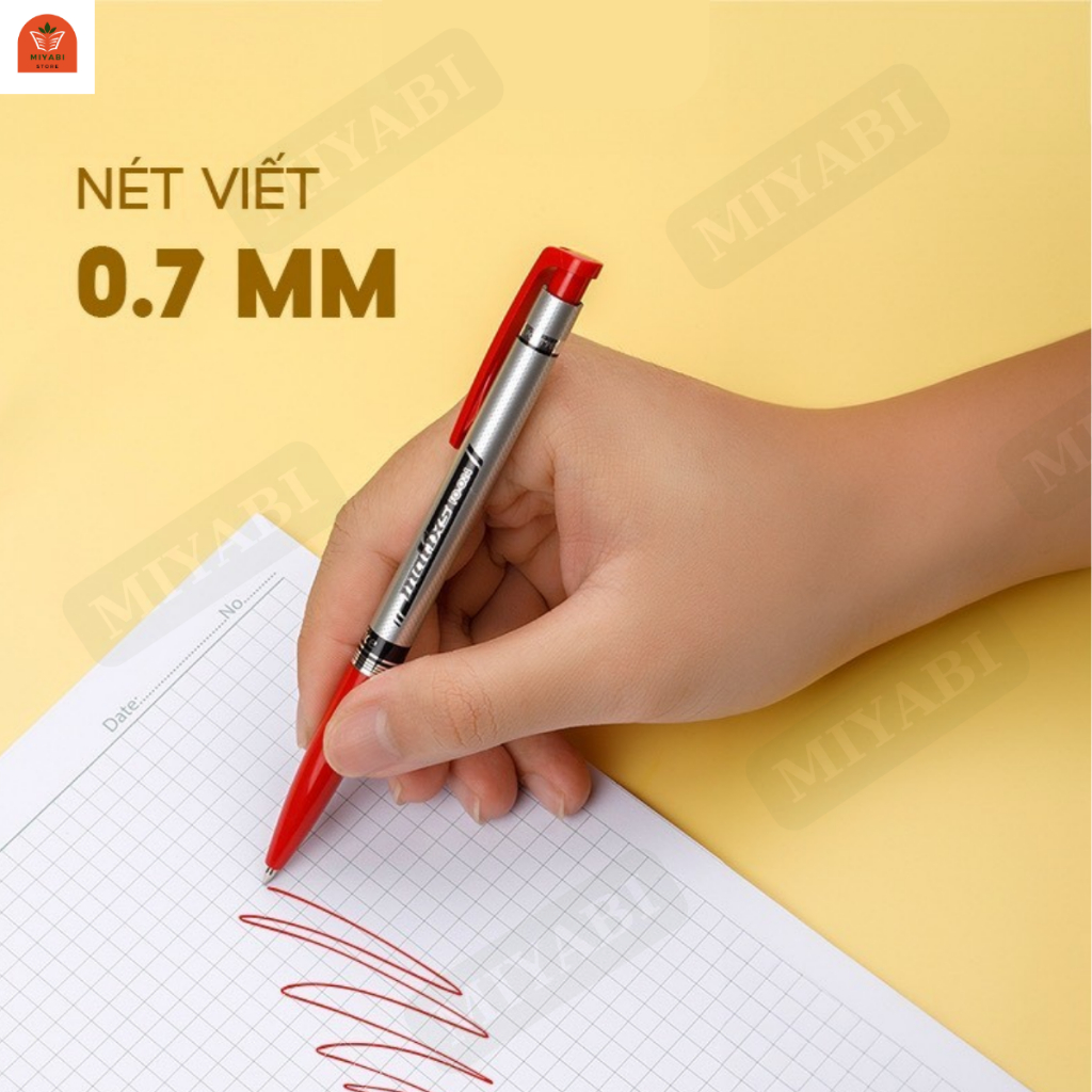 Bút bi thiên long mực xanh đen đỏ ngòi 0,7mm hộp 20 cái - Hộp bút bi ...