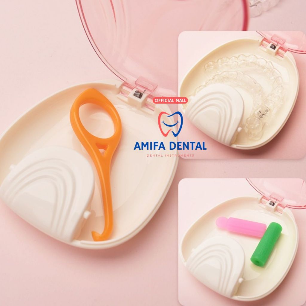 [SÒ]Hộp Đựng Khay Niềng Răng Cao Cấp, Hộp Đựng Hàm Duy Trì, Hộp Đựng Khay Tẩy Trắng, Invisalign, Răng Giả
