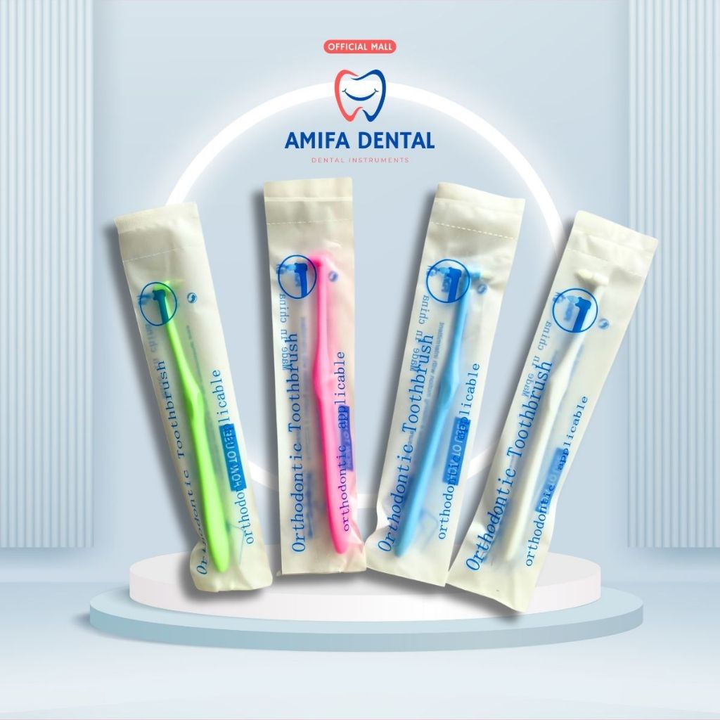 Bàn Chải Chỉnh Nha Đầu Nhỏ, Bàn Chải Chuyên Dụng Cho Người Niềng Răng, Bàn Chải Lông Mềm
