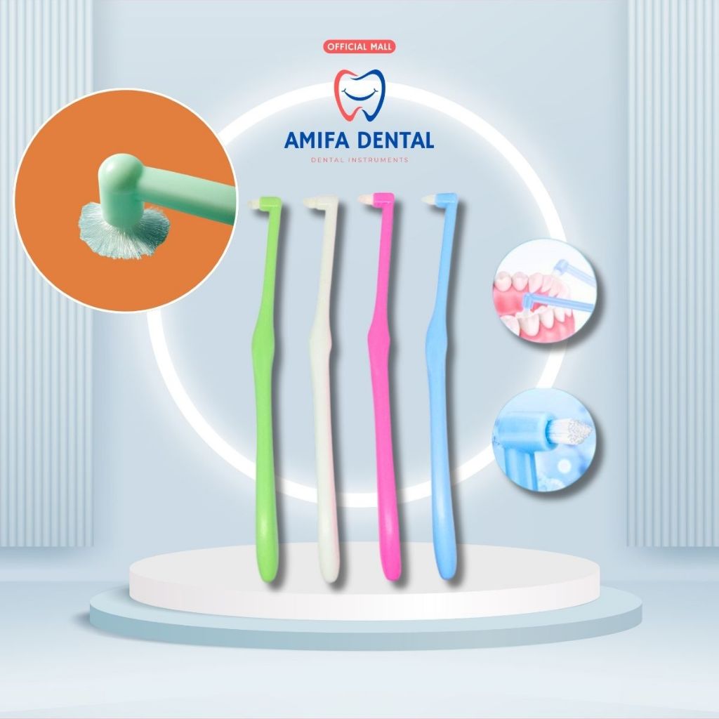 Bàn Chải Chỉnh Nha Đầu Nhỏ, Bàn Chải Chuyên Dụng Cho Người Niềng Răng, Bàn Chải Lông Mềm