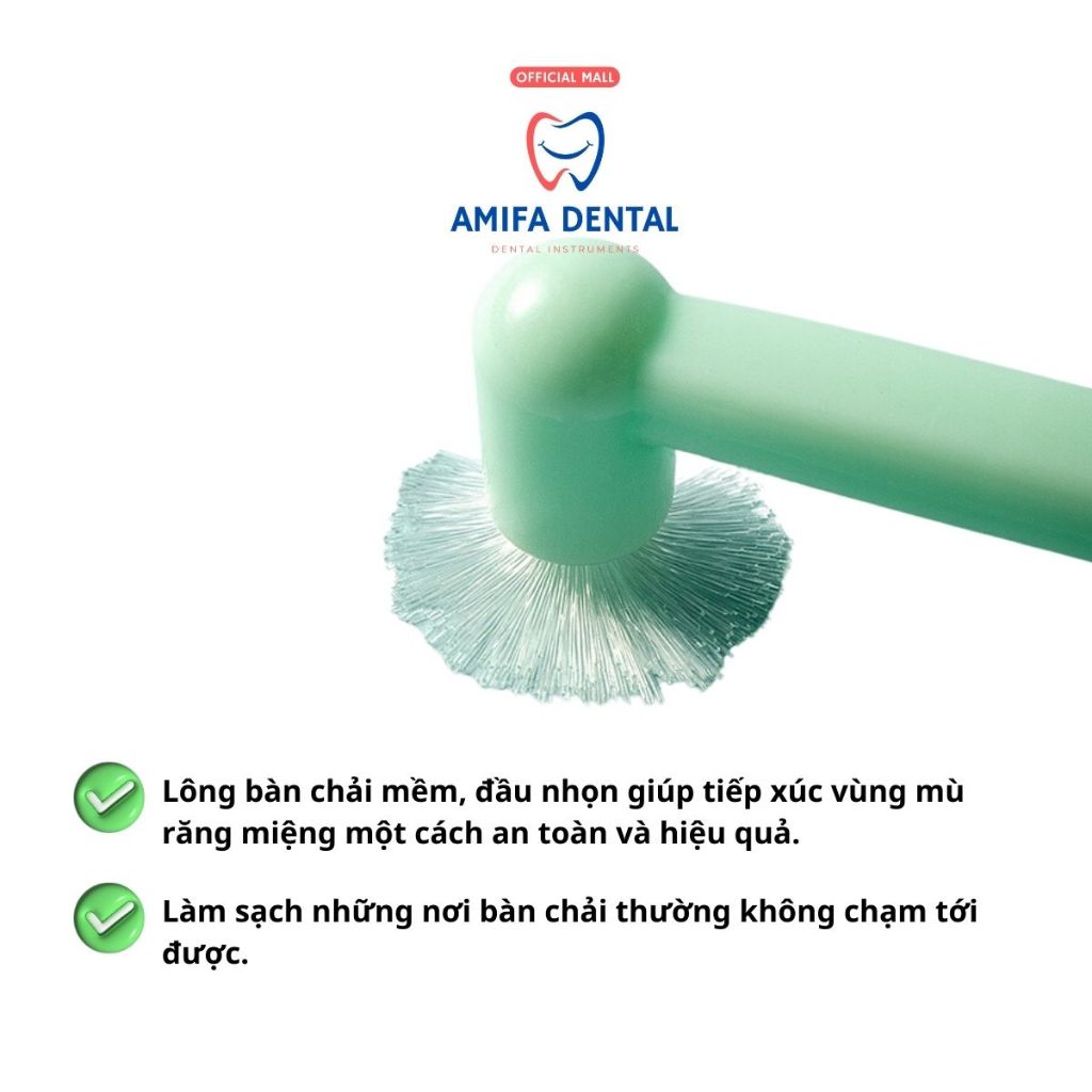 Bàn Chải Chỉnh Nha Đầu Nhỏ, Bàn Chải Chuyên Dụng Cho Người Niềng Răng, Bàn Chải Lông Mềm