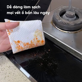 Gói 80 Tờ Khăn Ướt Lau Bếp Đa Năng Hương Chanh Dịu Nhẹ, Giấy Ướt Lau Bếp An Toàn Làm Sạch Dầu Mỡ