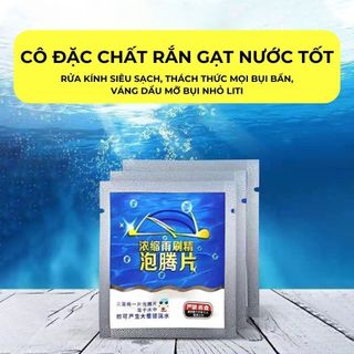 SET 20 Viên Sủi Rửa Kính Ô Tô 1 Viên - 4L Nước, Viên Sủi Rửa Sạch Kính Lau Chùi Kính Siêu Sạch 88601