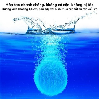 SET 20 Viên Sủi Rửa Kính Ô Tô 1 Viên - 4L Nước, Viên Sủi Rửa Sạch Kính Lau Chùi Kính Siêu Sạch 88601