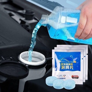 SET 20 Viên Sủi Rửa Kính Ô Tô 1 Viên - 4L Nước, Viên Sủi Rửa Sạch Kính Lau Chùi Kính Siêu Sạch 88601