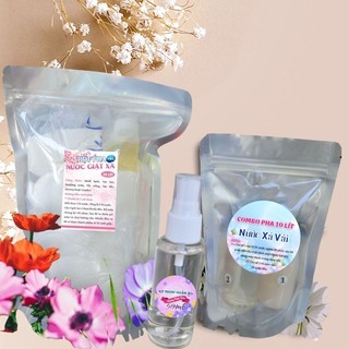 Combo 3 món nước giặt 10 lít + xả vải 10 lít + xịt thơm quần áo 50ml