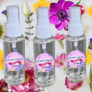 Combo 3 chai xịt thơm quần áo hương nước hoa 50ml Dầu Thơm Phòng Dầu Thơm