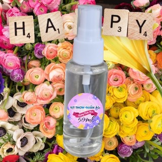 Xịt thơm quần áo hương nước hoa 50ml Dầu Thơm Phòng Dầu Thơm Tinh Dầu