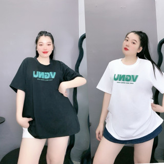 Áo Thun Bigsize Nữ Form Rộng Tay Ngắn In Chữ Basic Vải Cotton Dễ Phối Đồ Năng Động A59