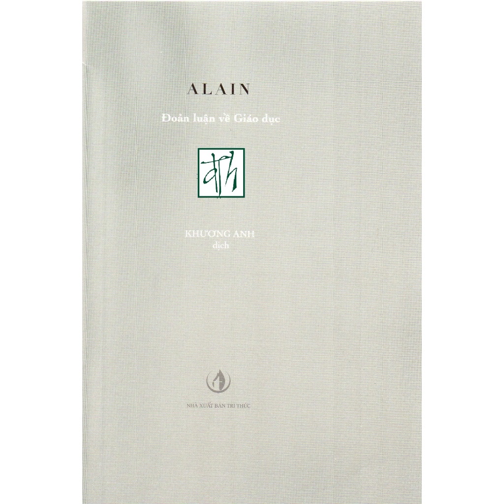 Sách Alain - Đoản luận về giáo dục