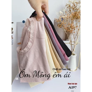 Quần chip co dãn viền ren đẹp mắt ôm nâng mông A197, Đồ lót 12h