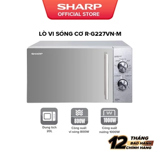 Lò Vi Sóng có nướng R-G227VN-M - Hàng Chính Hãng Bảo hành 12 tháng
