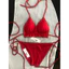 Bikini 2 mảnh áo ren quần ôm Mông kín mông dây rút ( sẵn hàng- hỏa tốc - che tên)