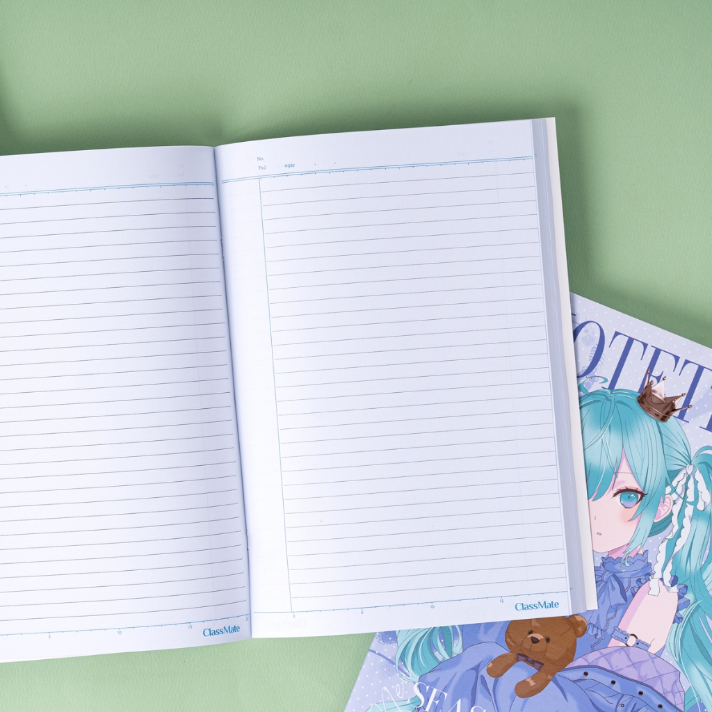 Vở Kẻ Ngang 200 Trang Classmate Vở Viết B5 Tập Sinh Viên 70gsm Có Bìa Notetime Chống Nước, Ghi Chép, Viết ài NB5-20-0103