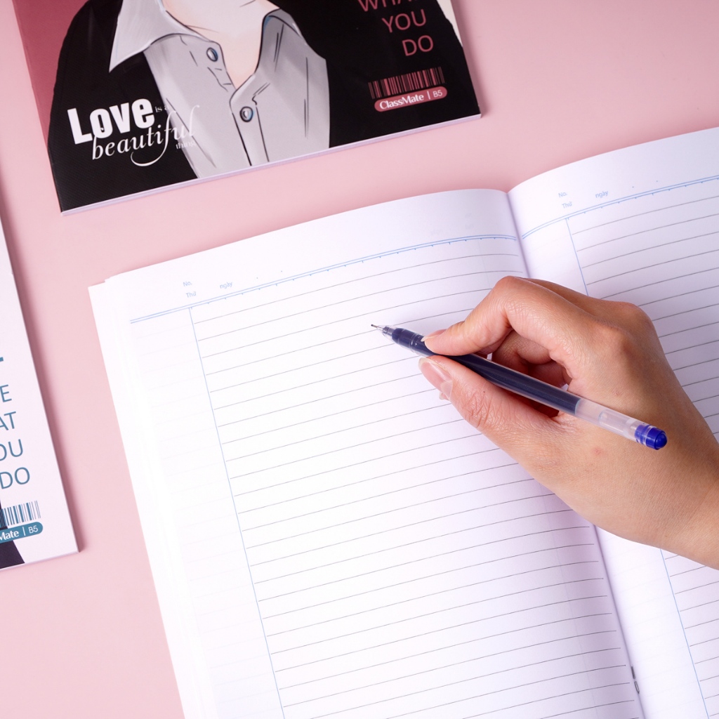 Vở Kẻ Ngang 120 Trang Classmate Tập Sinh Viên Notetime B5, Vở Viết 60gsm Có Bìa Chống Nước Ghi Chép Viết Bài NB5-08-0105