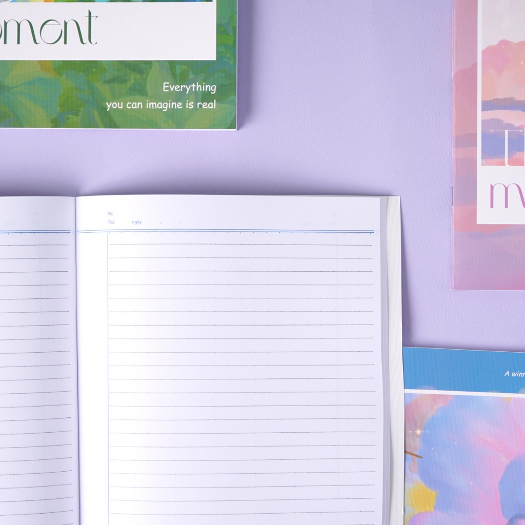 Vở Kẻ Ngang Có Chấm B5 Classmate Vở 120 Trang 60gsm Bìa The Moment Chống Nước Tập Vở Ghi Chép, Viết Bài NB5-12-0204