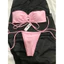 Bikini 2 mảnh áo bản ngang quần ship dây ( hàng sẵn - ship hỏa tốc )
