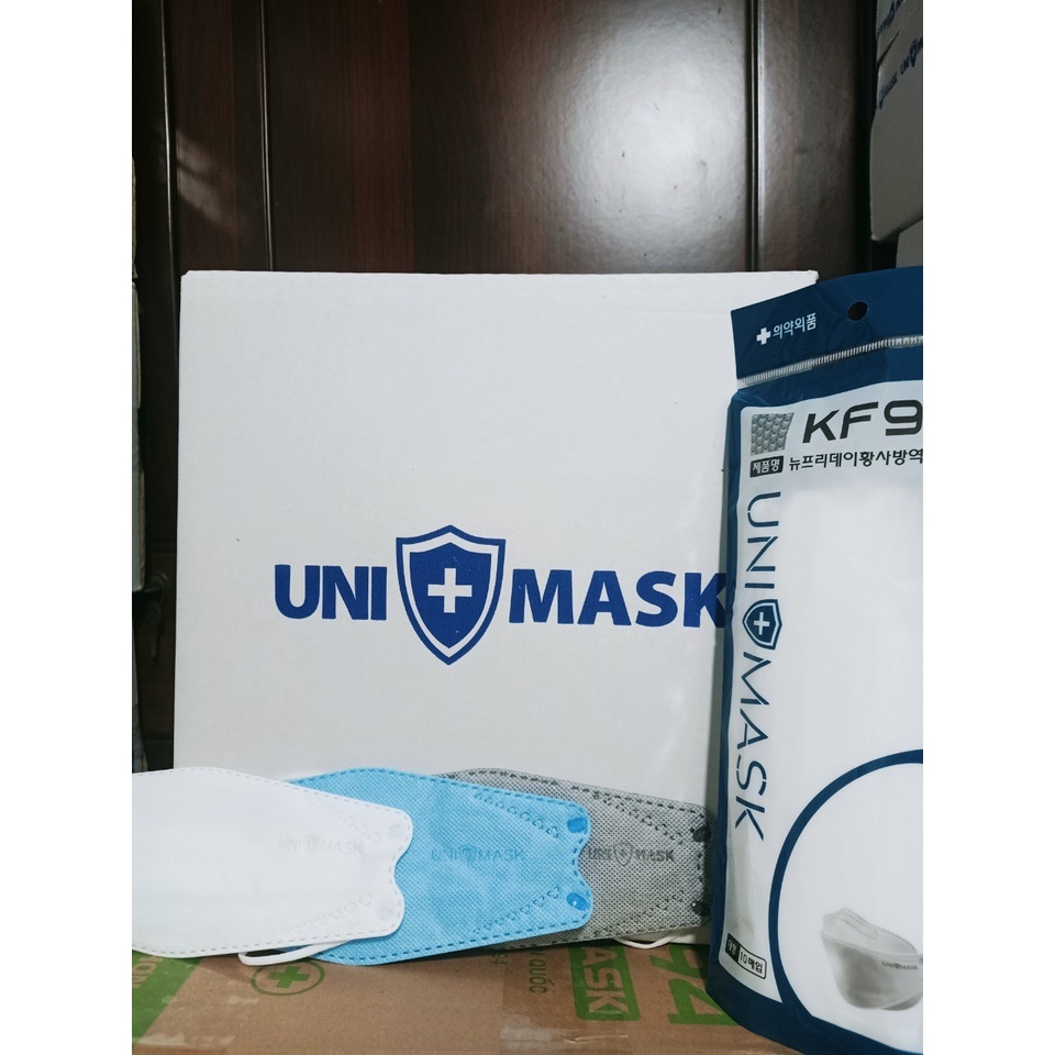 [Chính hãng Unimask ] Sỉ Thùng 300 Chiếc Khẩu Trang KF94 4D Mask Công ...