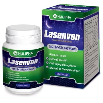 Viên uống Lasenvon Hulipha hỗ trợ dưỡng tâm, an thần, ngủ ngon (60 viên)