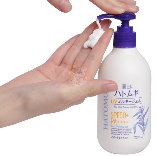 Sữa Dưỡng Thể Reihaku Hatomugi Dưỡng Ẩm và Làm Sáng Da SPF50+ PA++++ 250ml (Hàng chính hãng)