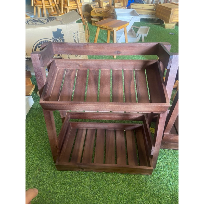 kệ gỗ 2 tầng nghiêng hoặc thẳng siêu cao D40R23C40cm | BigBuy360 - bigbuy360.vn