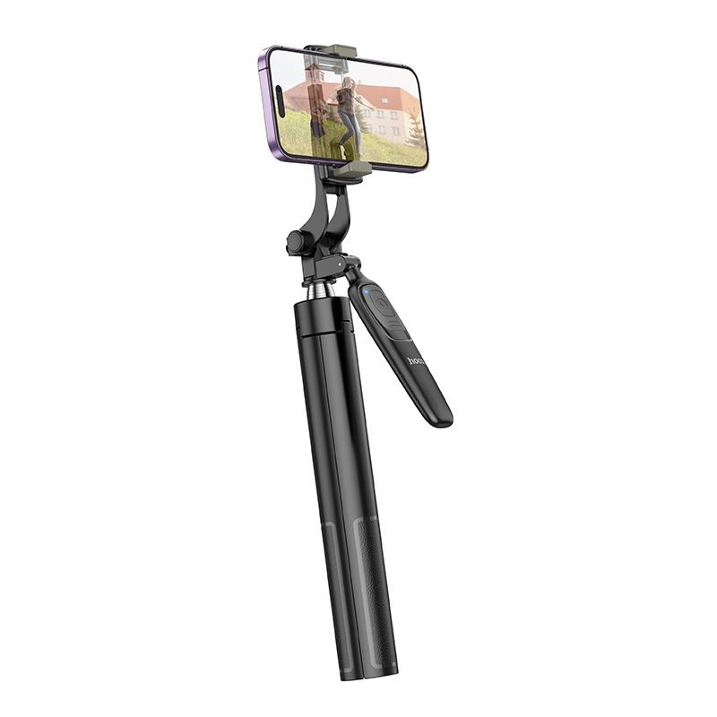 Gậy tripod Hoco K19 làm gậy chụp ảnh hoặc chân đứng giữ điện thoại, hỗ trợ kết nối bluetooth, chiều cao 1.5m