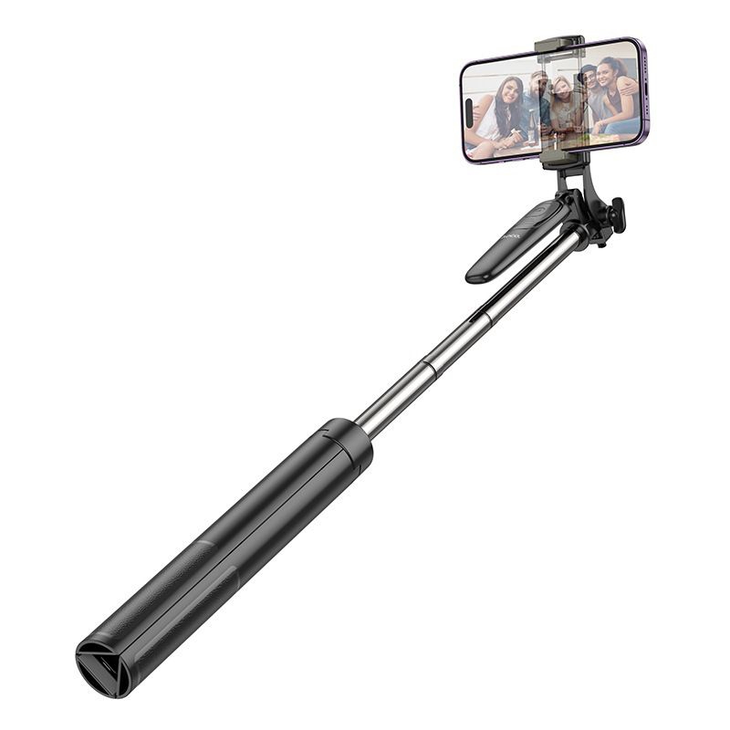 Gậy tripod Hoco K19 làm gậy chụp ảnh hoặc chân đứng giữ điện thoại, hỗ trợ kết nối bluetooth, chiều cao 1.5m