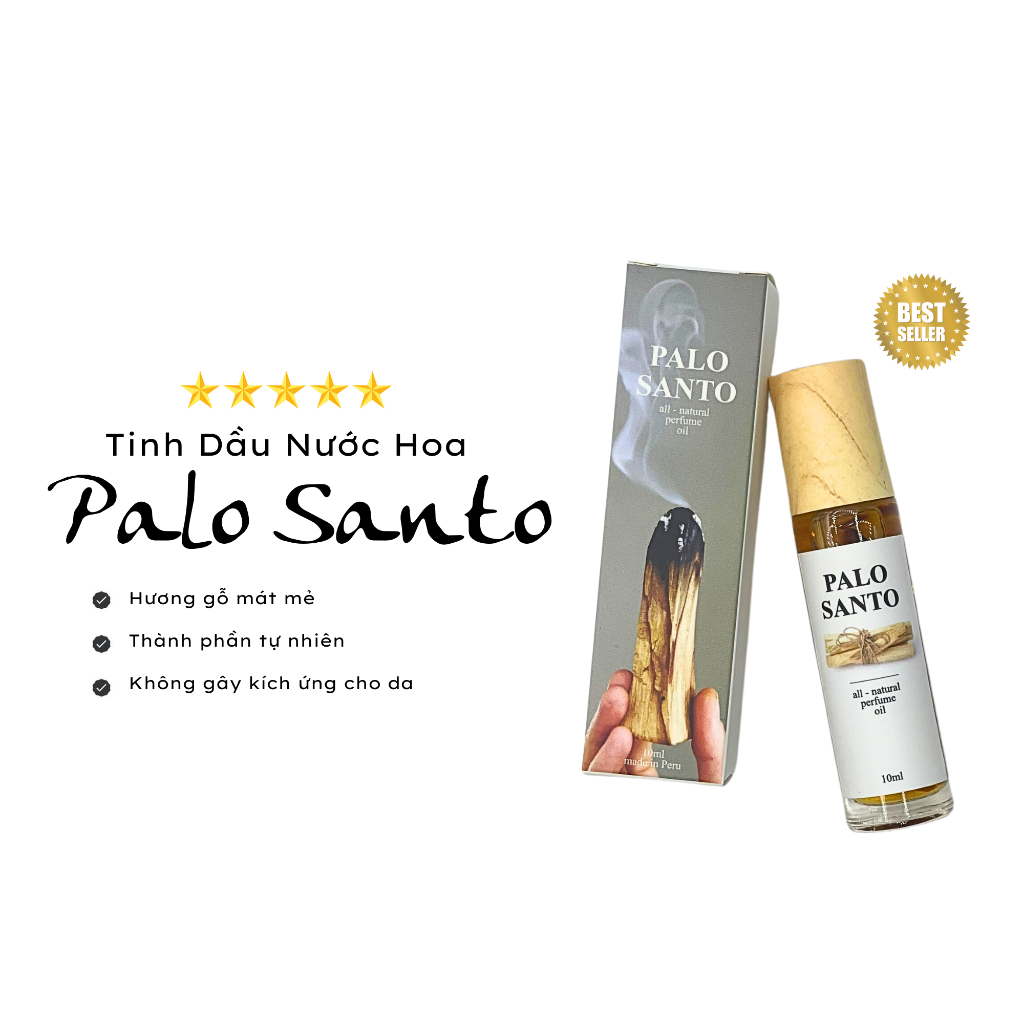 Tinh dầu nước hoa lăn Palo Santo