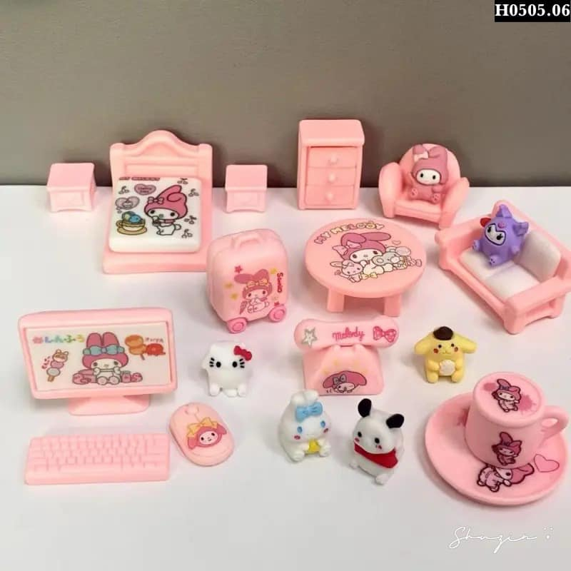BỘ ĐỒ CHƠI NỘI THẤT KUROMI