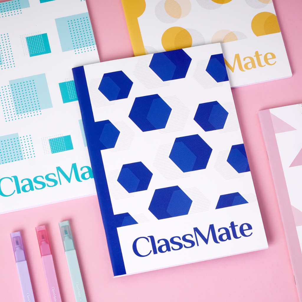 Vở Kẻ Ngang Có Chấm B5 Classmate Vở 120 Trang 70gsm Tập Sinh Viên Bìa Pattern Chống Nước Viết Bài NB5-12-0602
