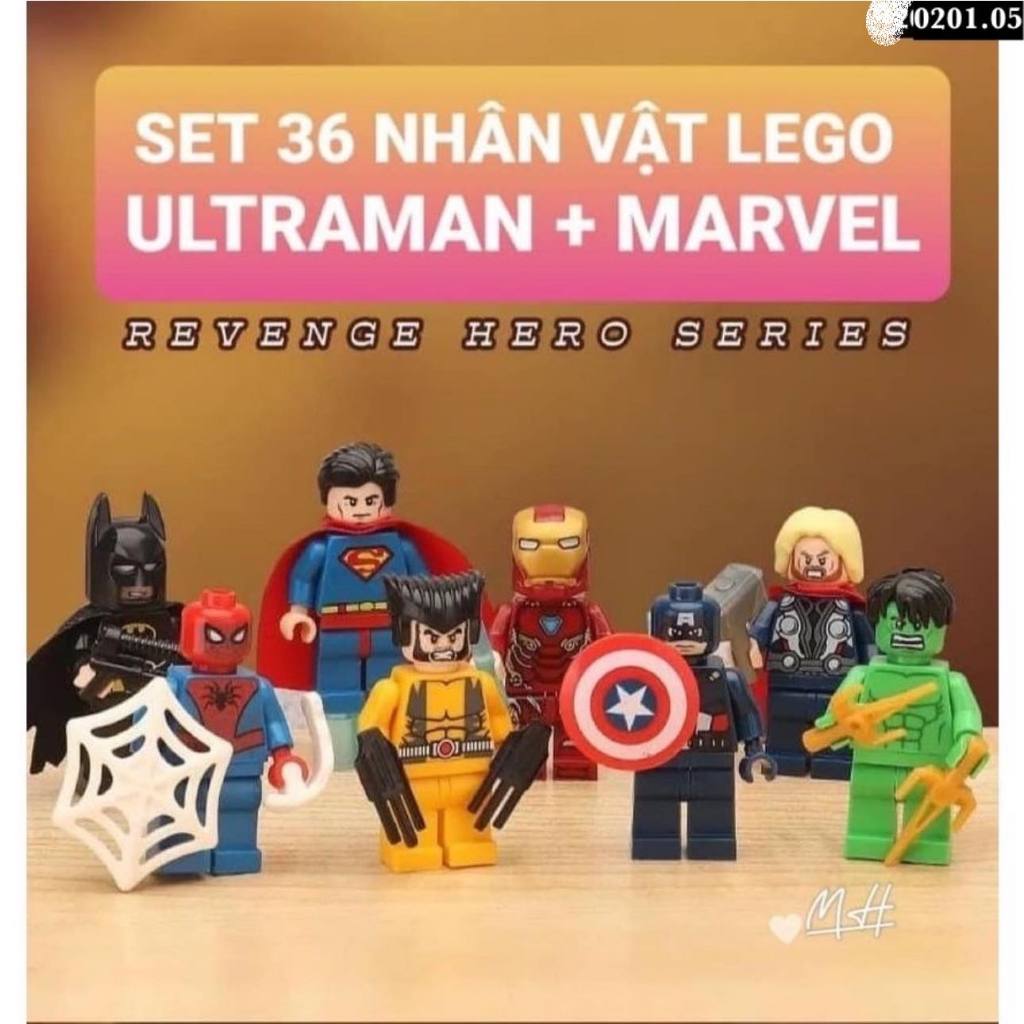 BỘ 36 NHÂN VẬT SIÊU NHÂN