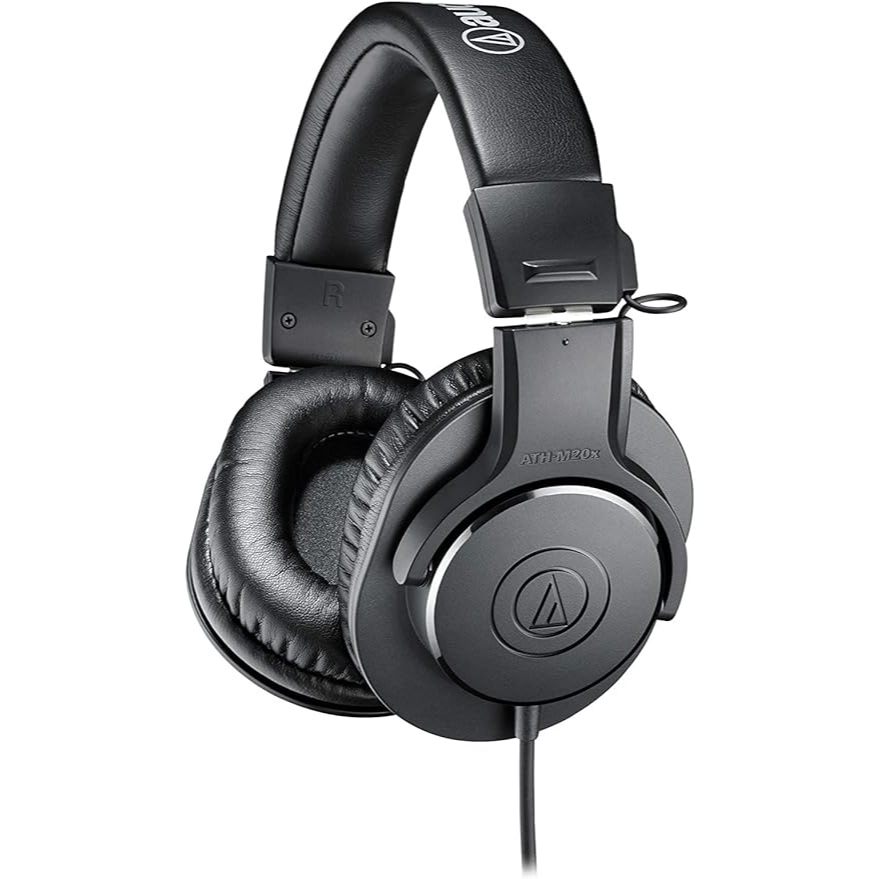 AudioTechnica ATHM20x Professional Monitor Headphones Wired Studio