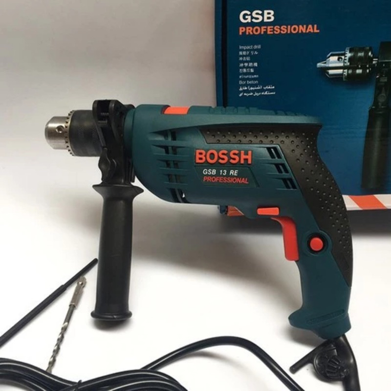 Bosch GSB-13RE corded hammer drill for boring through wood, steel and concrete