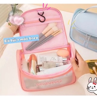 Túi Đựng Mỹ Phẩm WASHBAG , Túi Có Ngăn Khô Ứớt Riêng Biệt  , Đựng Đồ Trang Điểm Du Lịch Túi Lưu Trữ Túi Giặt