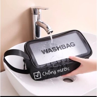 Túi Đựng Mỹ Phẩm WASHBAG , Túi Có Ngăn Khô Ứớt Riêng Biệt  , Đựng Đồ Trang Điểm Du Lịch Túi Lưu Trữ Túi Giặt